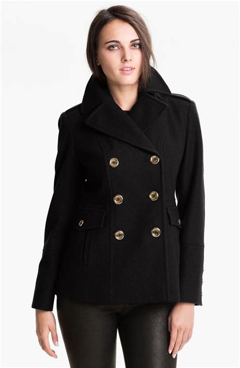 michael kors size 14 wool peacoat|Wool Blend Peacoat .